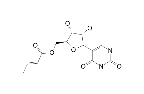 1-Uracil-5-ribofuranosyl 2-butenoate