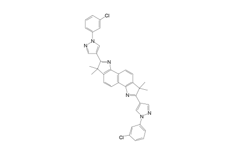 2,7-Bis(1-(3-chlorophenyl)-1H-pyrazol-4-yl)-1,1,6,6-tetramethyl-1,6-dihydroindolo[7,6-g]indole