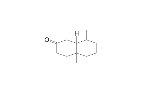 2(1H)-NAPHTHALENONE, OCTAHYDRO-4A,8-DIMETHYL-