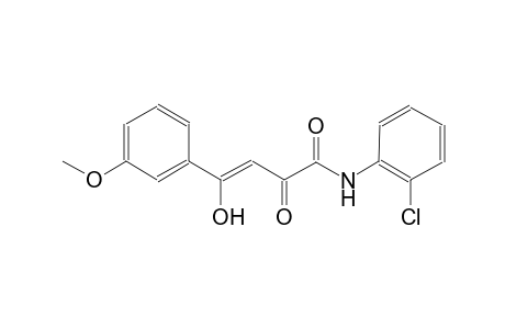 (3Z)-N-(2-chlorophenyl)-4-hydroxy-4-(3-methoxyphenyl)-2-oxo-3-butenamide