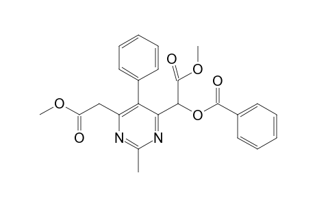 2-Methoxy-1-(6-(2-methoxy-2-oxoethyl)-2-methyl-5-phenylpyrimidin-4-yl)-2-oxoethyl Benzoate