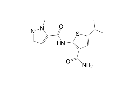 N-[3-(aminocarbonyl)-5-isopropyl-2-thienyl]-1-methyl-1H-pyrazole-5-carboxamide