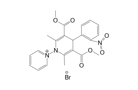 N-2-methyl-3,5-dimethoxycarbonyl-4-(o-nitrophenyl)-1,4-dihydropyridinyl-6-methyl]pyridinium bromide