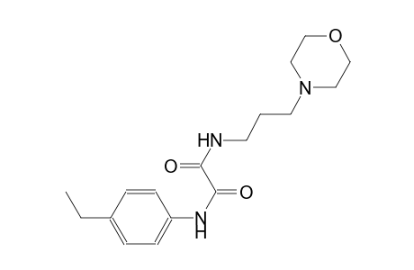 N~1~-(4-ethylphenyl)-N~2~-[3-(4-morpholinyl)propyl]ethanediamide