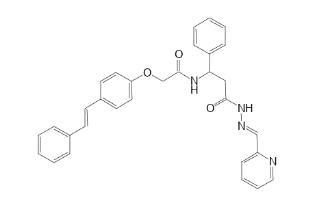 .alpha.-[(2'-Pyridyl)imino]aminocarbonyl}methyl- .alpha.-[4'-stilbenyloxymethyl)aminocarbonyl]toluene