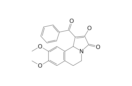 1-Benzoyl-2-hydroxy-8,9-dimethoxy-3,5,6,10b-tetrahydropyrrolo[2,1-a]isoquinolin-3-one