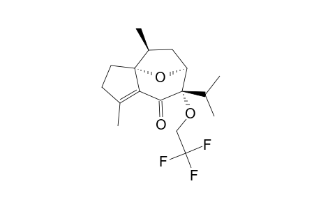 (3A-ALPHA,4-BETA,6-ALPHA,7-ALPHA)-7-ISOPROPYL-1,4-DIMETHYL-7-(2,2,2-TRIFLUOROETHOXY)-2,3,4,5,6,7-HEXAHYDRO-8H-3A,6-EPOXYAZULEN-8-ONE