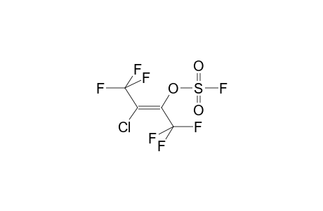 TRANS-2-(FLUOROSULPHONYLOXY)-3-CHLOROHEXAFLUOROBUTENE-2