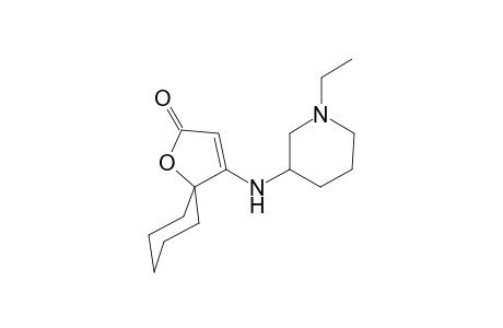 4-(1-Ethyl-piperidin-3-ylamino)-1-oxa-spiro[4.5]dec-3-en-2-one
