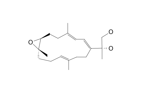 7,8-EPOXY-1,3,11-CEMBRATRIENE-15R(ALPHA),16-DIOL