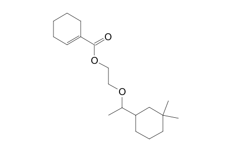 2-(1-(3,3-dimethylcyclohexyl)ethoxy)ethyl cyclohex-1-ene-1-carboxylate