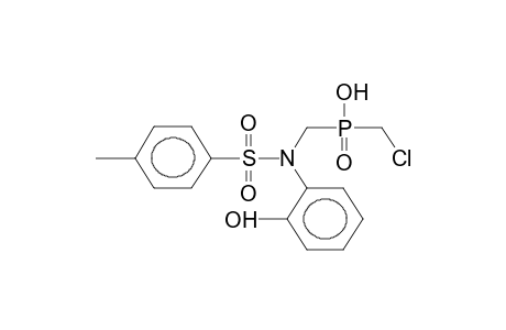 [N-PARA-TOLUENSULPHONYL-N-(ORTHO-HYDROXYPHENYL)AMINOMETHYL]CHLOROMETHYLPHOSPHINIC ACID