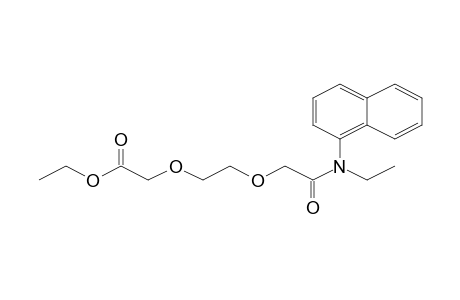 2-[2-[2-[ethyl(1-naphthalenyl)amino]-2-oxoethoxy]ethoxy]acetic acid ethyl ester