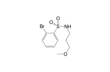 2-Bromo-N-(3-methoxypropyl)benzenesulfonamide