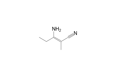 (2Z)-3-amino-2-methyl-2-pentenenitrile