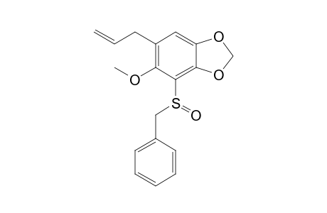 5-Methoxy-4-(benzylsulfinyl)-6-(2'-propenyl)-1,3-benzodioxole