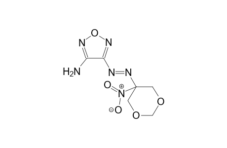 1,2,5-oxadiazol-3-amine, 4-[(E)-(5-nitro-1,3-dioxan-5-yl)azo]-