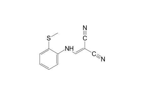 {[o-(methylthio)anilino]methylene}malononitrile