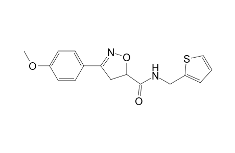 5-isoxazolecarboxamide, 4,5-dihydro-3-(4-methoxyphenyl)-N-(2-thienylmethyl)-