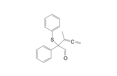 3-Methyl-2-phenyl-2-(phenylthio)penta-3,4-dienal