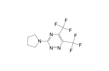 3-pyrrolidino-5,6-bis(trifluoromethyl)-1,2,4-triazine