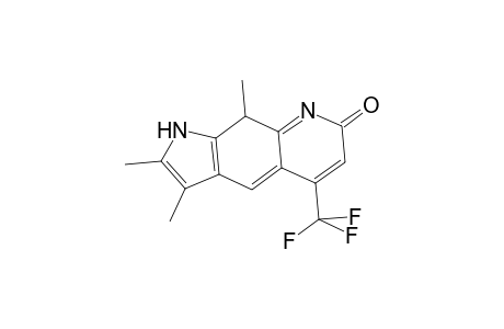 2,3,9-Trimethyl-5-(triftuoromethyl)-1,9-dihydro-7H-pyrrolo[3,2-g]quinolin-7-one