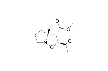 Methyl (2RS,3RS,3aSR)-2-Acetylhexahydropyrrolo[1,2-b]isoxazole-3-carboxylate