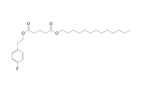 Glutaric acid, 2-(4-fluorophenyl)ethyl tridecyl ester