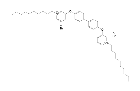 3,3'-[biphenyl-4,4'-diylbis(oxy)]bis(1-decylpyridinium) dibromide