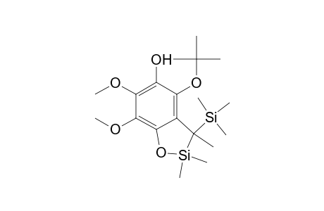 4-tert-Butoxy-6,7-dimethoxy-2,2,3-trimethyl-3-trimethylsilyl-1,2-benzoxasilol-5-ol