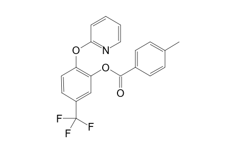 2-(Pyridin-2-yloxy)-5-(trifluoromethyl)phenyl 4-methylbenzoate