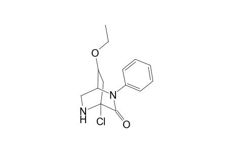 7-exo-4-Chloro-7(8)-ethoxy-2-phenyl-2,5-diazabicyclo[2.2.2]octane-3-one isomer