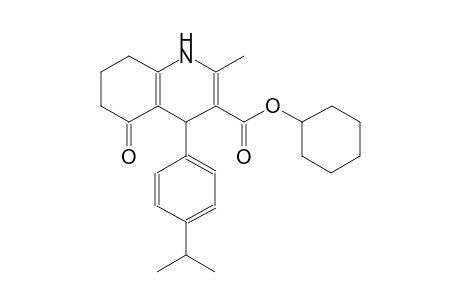 3-quinolinecarboxylic acid, 1,4,5,6,7,8-hexahydro-2-methyl-4-[4-(1-methylethyl)phenyl]-5-oxo-, cyclohexyl ester