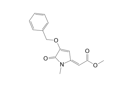 3-Benzyloxy-5-[E-(methoxycarbonylmethylene)]-N-methylpyrrole-2-one