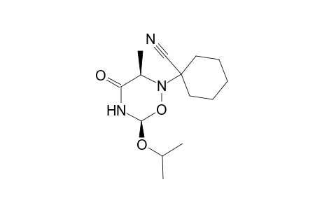 3-Methyl-2-(1'-cyanocyclohexyl)-6-isopropoxy-1-oxa-2,5-diaza-4-oxocyclohexane