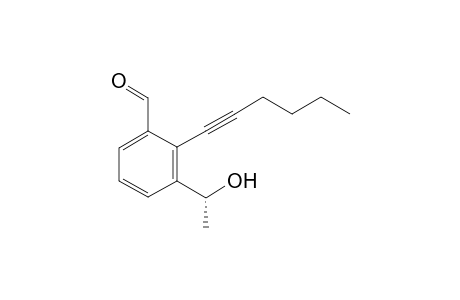 (R)-2-(hex-1-yn-1-yl)-3-(1-hydroxyethyl)benzaldehyde