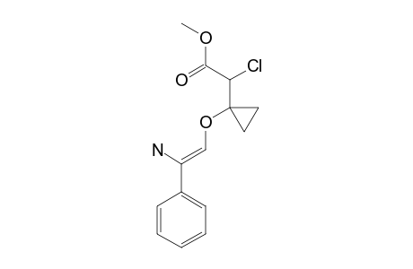 METHYL_2-CHLORO-2-(PHENYLCARBOXIMIDOYLAMINOOXYCYCLOPROPYL)-ACETATE