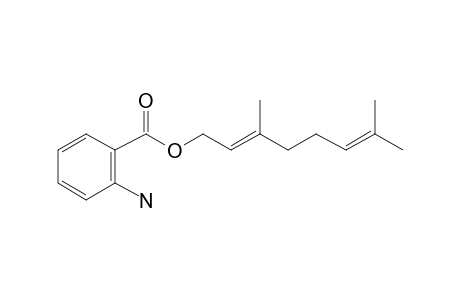 Geranyl anthranilate