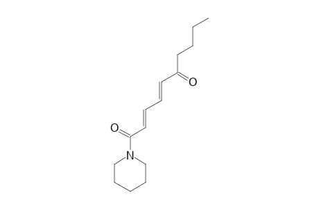 1-(1,6-Dioxo-2E,4E-decadienyl)piperidine