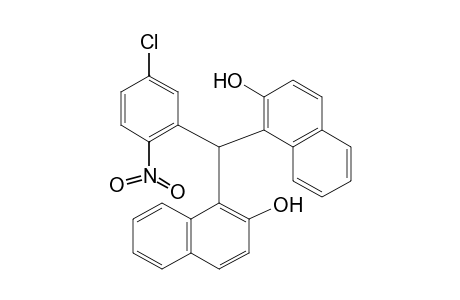 1,1'-(5-chloro-2-nitrobenzylidene)di-2-naphthol