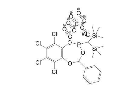 trimethyl-[(6,7,8,9-tetrachloro-4-phenyl-1,3,5,2-benzotrioxaphosphepin-2-yl)-trimethylsilyl-methyl]silane tungsten carbon monoxide