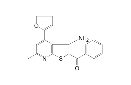 3-amino-4-(2-furyl)-6-methylthieno[2,3-b]pyridin-2-yl phenyl ketone