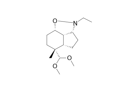 (1-BETA,4-BETA,7-BETA,11-BETA)-3-ETHYL-8-ALPHA-DIMETHOXYMETHYL-8-BETA-METHYL-3-AZA-2-OXA-TRICYCLO-[5.3.1.0(4,11)]-UNDECANE