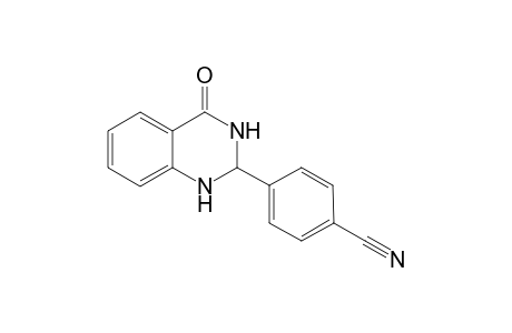 4-(4-keto-2,3-dihydro-1H-quinazolin-2-yl)benzonitrile