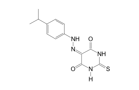 2-thioalloxan, 5-[(p-cumenyl)hydrazone]