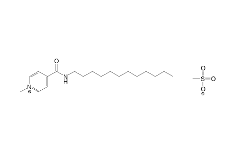 4-(dodecylcarbamoyl)-1-methylpyridinium methanesulfonate