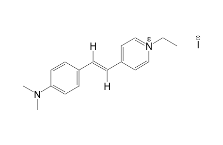 trans-4-[p-(dimethylamino)styryl]-1-ethylpyridinium iodide