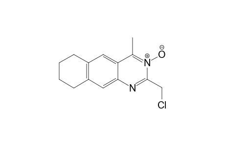 2-(chloromethyl)-4-methyl-6,7,8,9-tetrahydrobenzo[g]quinazoline, 3-oxide