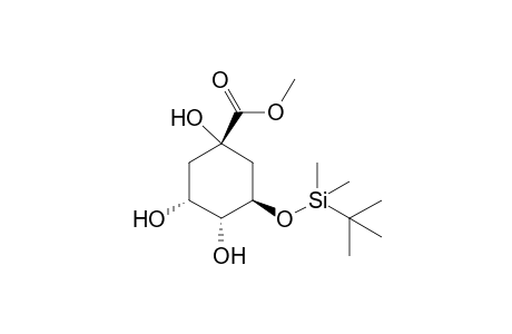 Methyl (1S,3R,4R,5R)-3-[(tert-Butyl)dimethylsilyloxy]-1,4,5-trihydroxycyclohexane-1-carboxylate