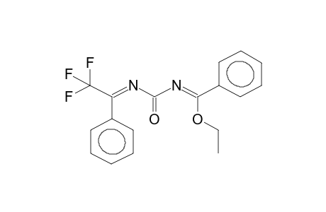 N-(1-PHENYL-2,2,2-TRIFLUOROETHYLIDENE)-N'-PHENYL(ETHOXY)METHYLENEUREA